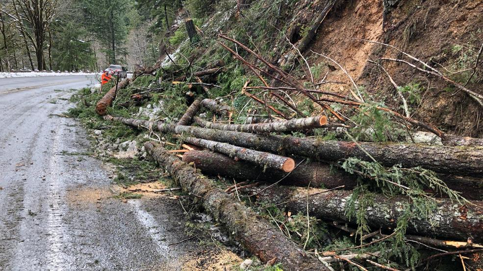 Hwy 138E east of Roseburg now open 'Winter road conditions are in
