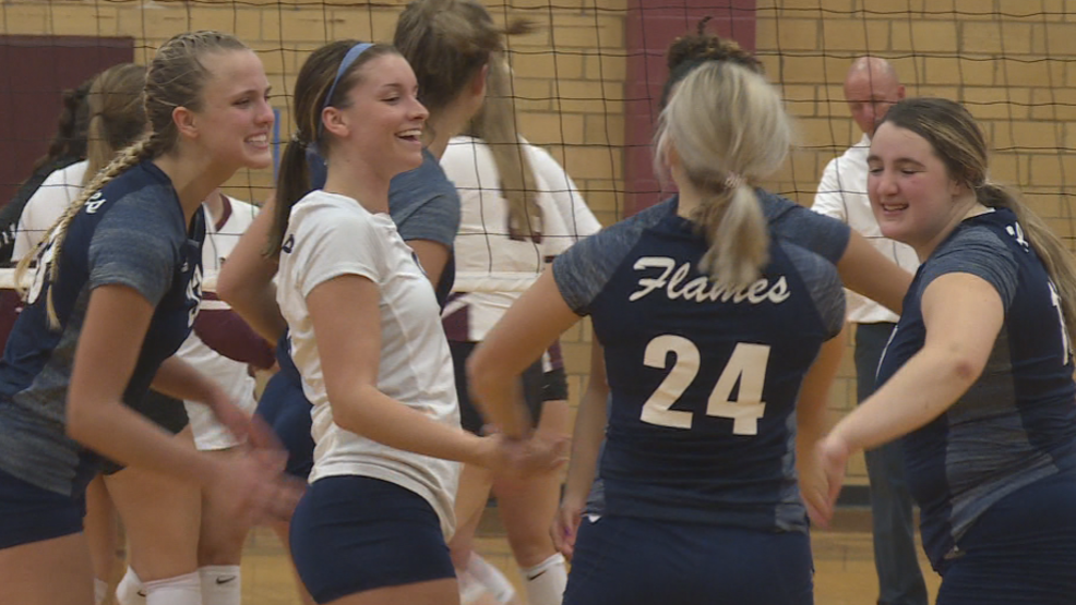 Morningside volleyball drops home opener to the Flames | KMEG