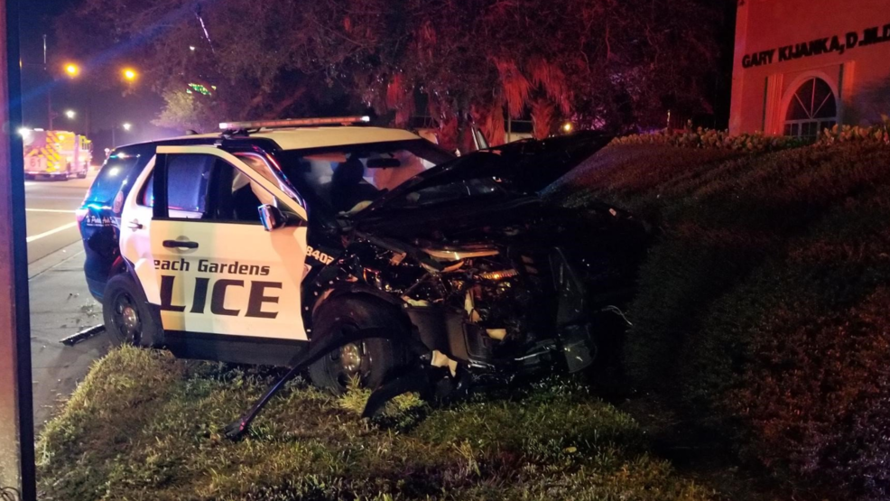 Palm Beach Gardens Police Officers Involved In Crash With