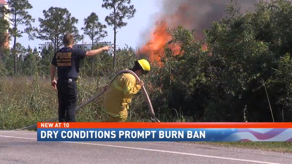 ADEM burn ban includes Mobile and Baldwin counties WPMI