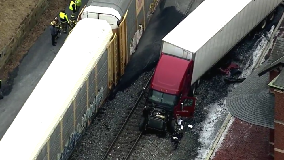 Semi-truck Collides With CSX Train In Maryland, Police Say | WJLA