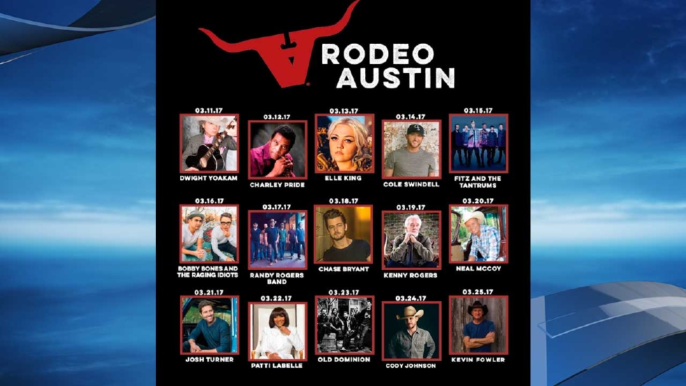Rodeo Austin announces 2017 music lineup KEYE