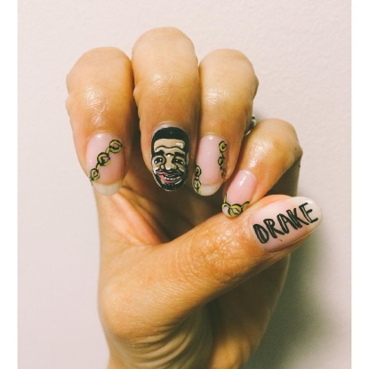 Ovo Drake Inspired Nails Nails In 2019 Nails Co Nails