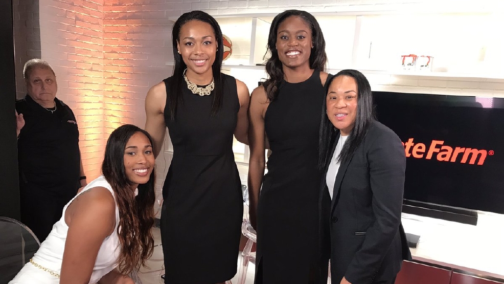Three Gamecocks Drafted in Top 10 of WNBA Draft WACH