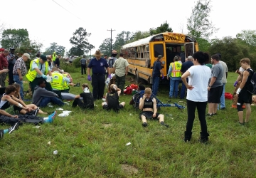 injuries bus woodville threatening dps isd crash non says life