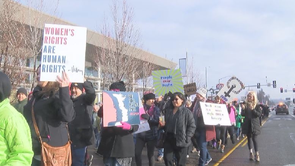 Hundreds participate in Yakima's Women's March KIMA