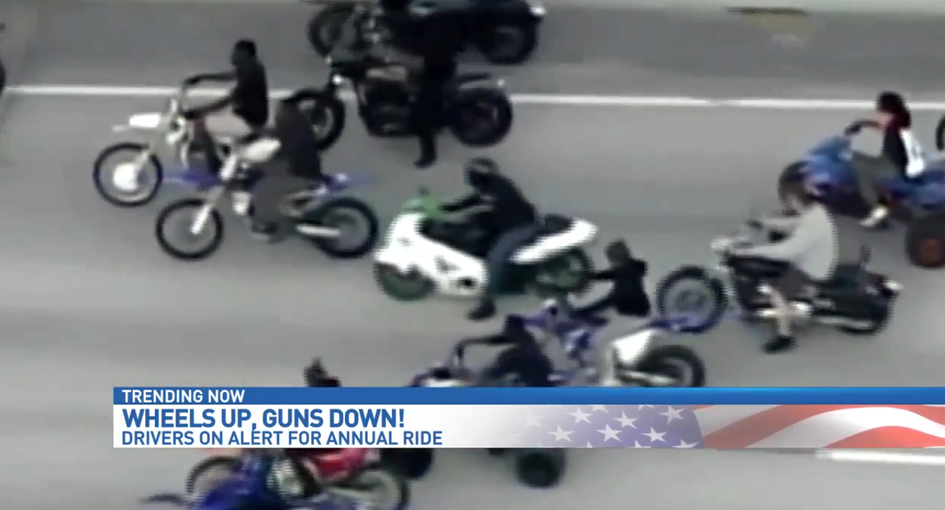 Police monitoring ‘Wheels Up, Guns Down’ demonstration WJLA