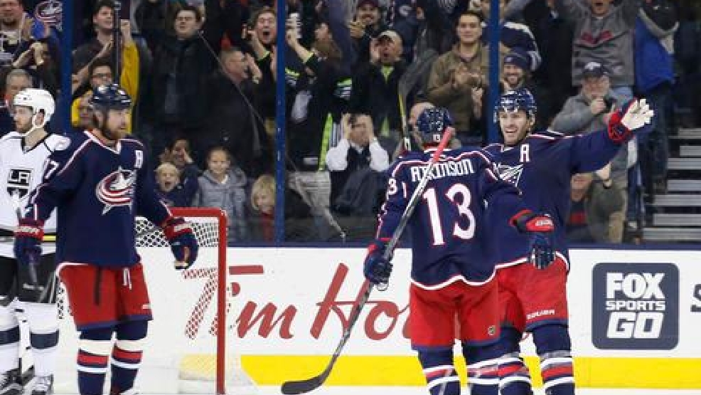 Blue Jackets beat LA, set franchise record with 10th straight win