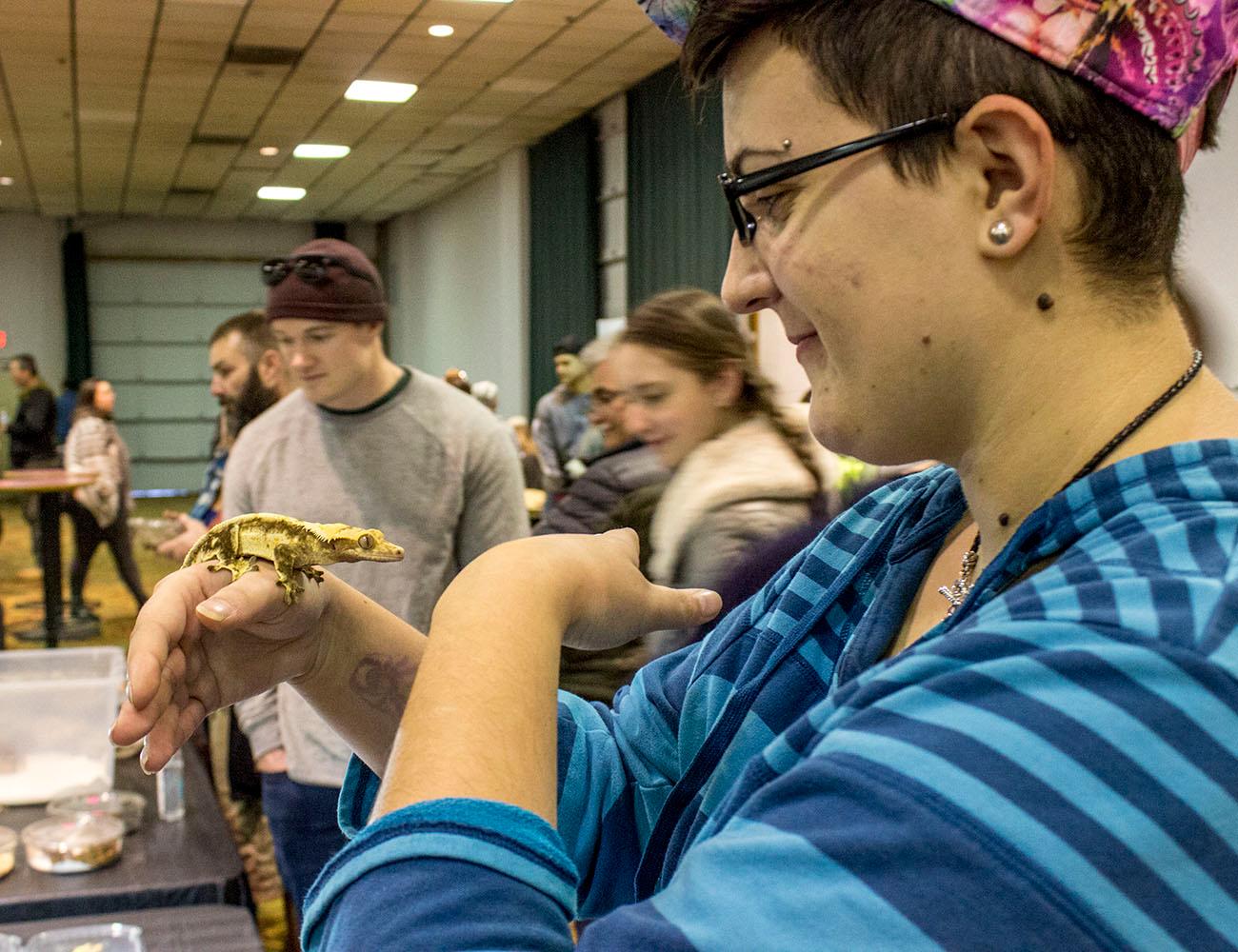 Critters slither home with their new owners at Portland Metro Reptile