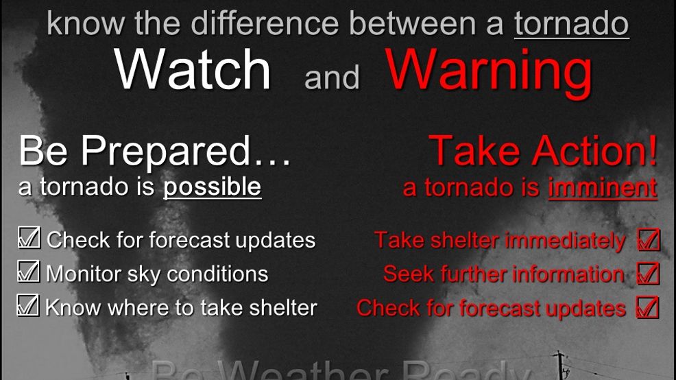 Tornado safety What to do in a tornado warning WPDE
