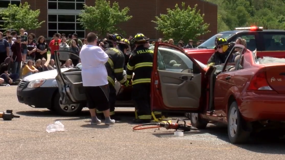 accident in front of burns high school