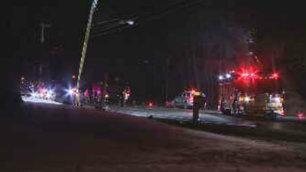 Crews at the scene of crash on W. Ridge Road in Parma WHAM