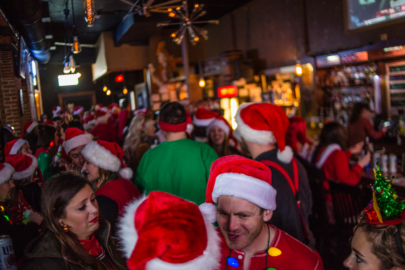 Santacon Santas “Sleighed" Downtown Bars With Merriment And Cheer