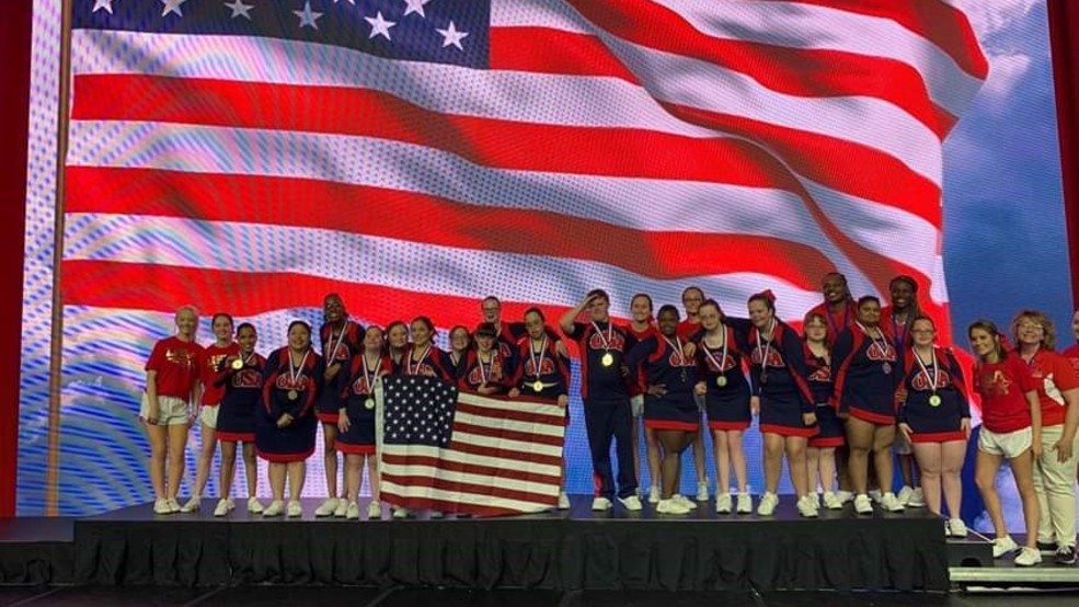 Montgomery County Special Olympics cheerleading team wins gold at