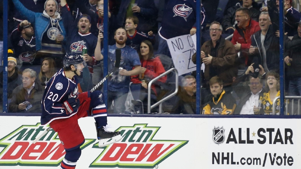 Blue Jackets roll to 11-straight win, beat Penguins 7-1