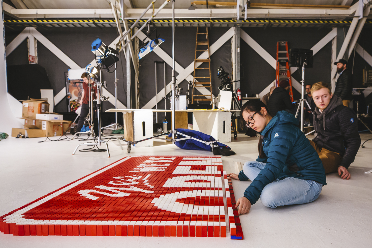 Photos Check out the masterpiece this professional Domino Artist