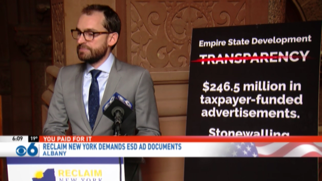 You Paid For It: Reclaim NY files suit for access to records on economic development ads