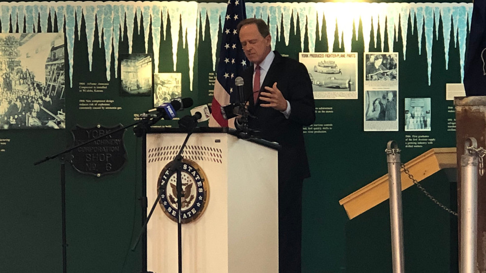 Toomey touts progress on stimulus package with York leaders