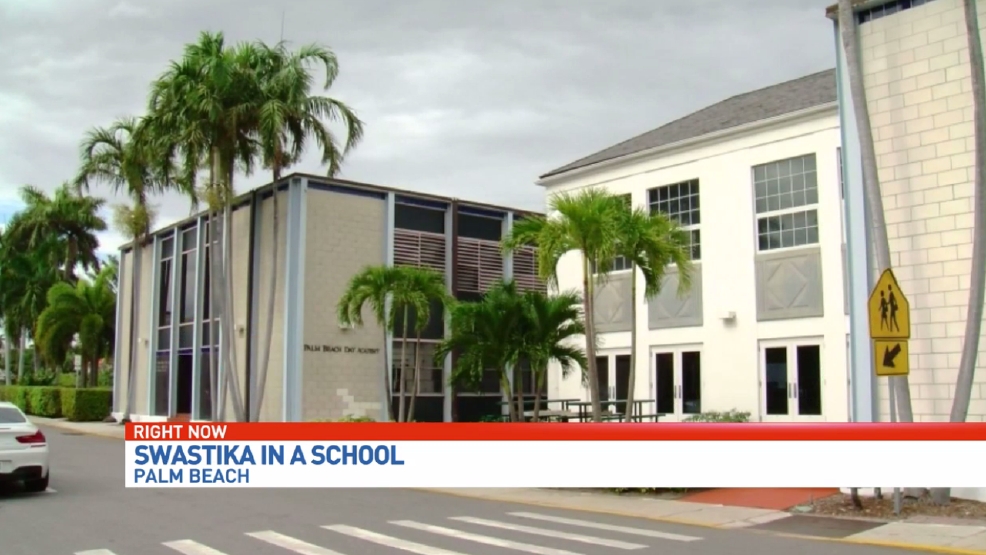 Swastika Symbol Drawn Inside Bathroom At Palm Beach Day Academy | WPEC