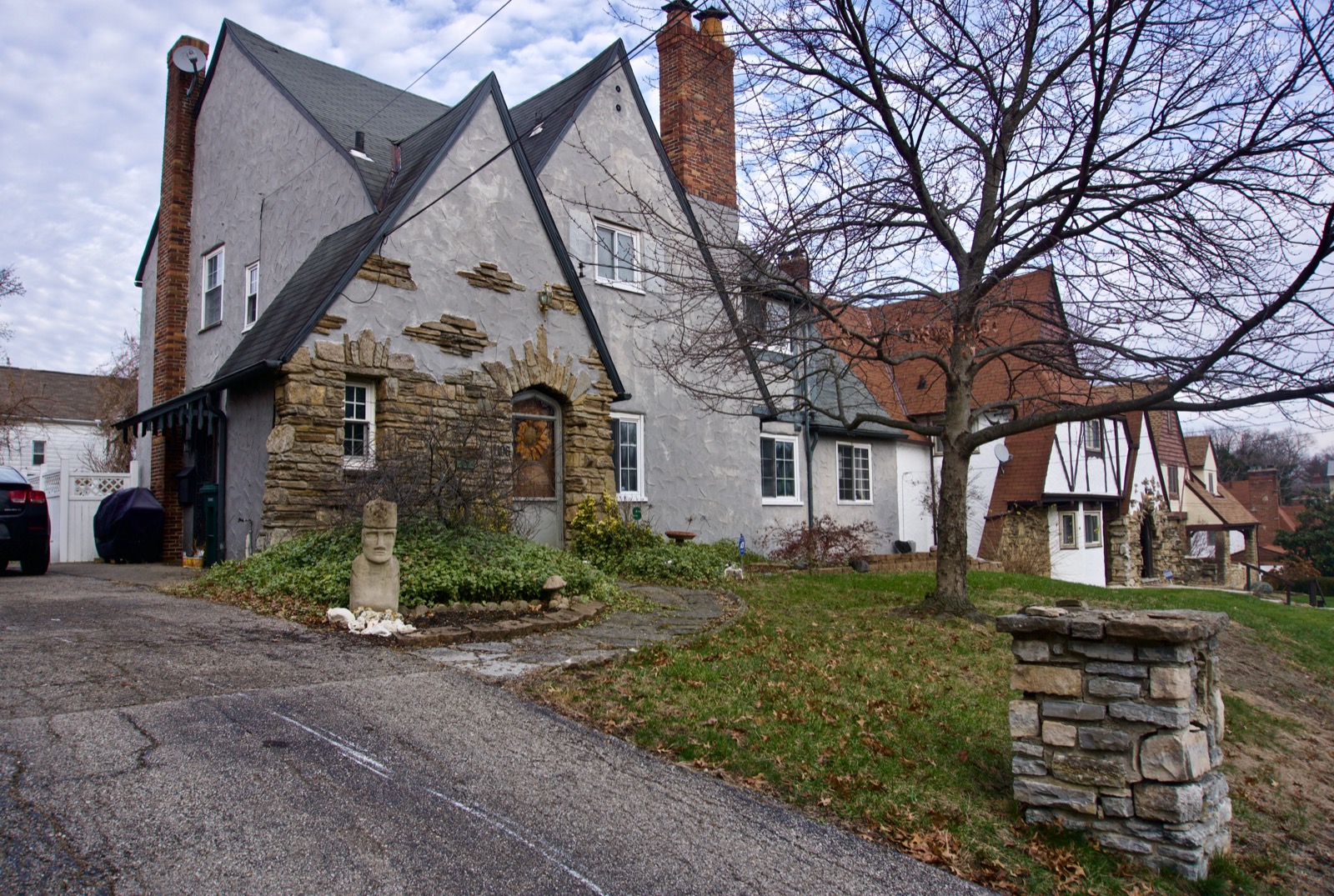 The Most Charming Tudor Homes In Cincy Are In This Tiny Sliver Of A