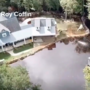 Lee's Landing man builds dam around home to protect it from flooding