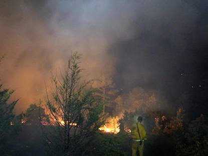 The Forestry Commission Says An Estimated 70 90 Acres Were Burned P O Courtesy The Forestry Commission Says An Estimated 70 90 Acres Were Burned P O Courtesy