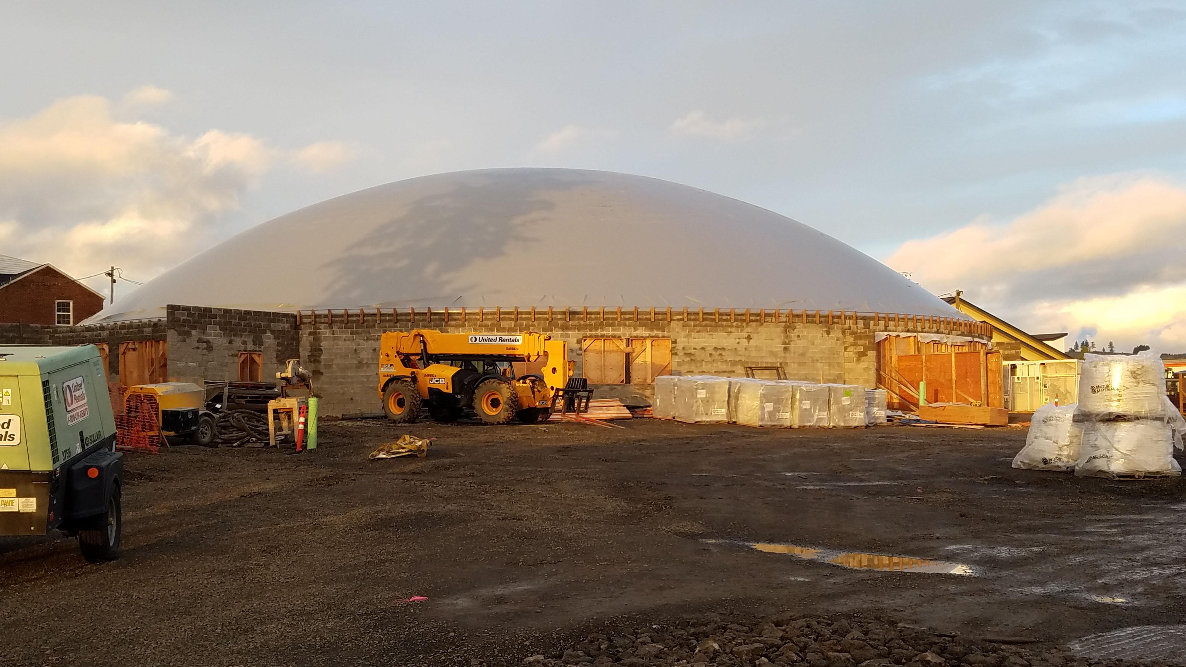 New dome roof installed on YamhillCarlton High School building KATU