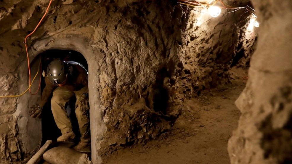 Border Patrol 'tunnel rats' plug underground passages from Mexico to US ...
